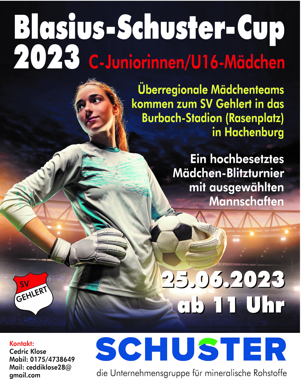 Plakat Blasius Schuster Cup 2023